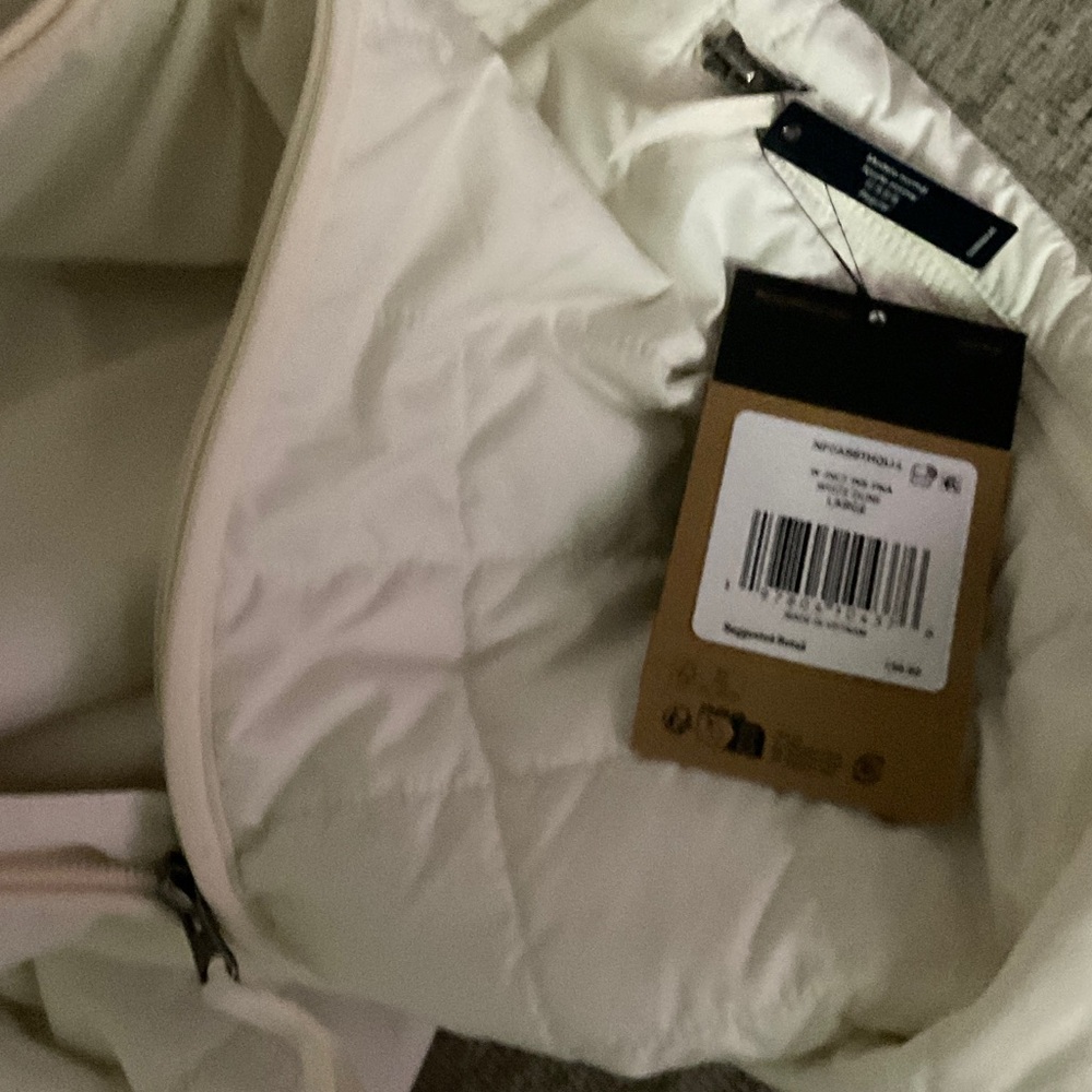 North face insulated Women's Quilted parka size large - Picture 2 of 9